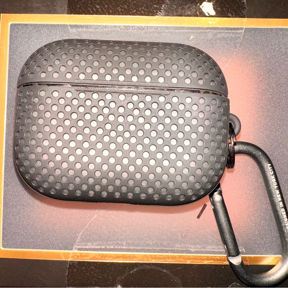 MVMT Black Perforated AirPods Case